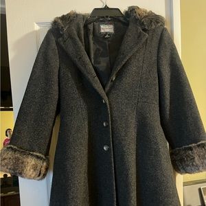 Gray Rothschild coat. Size 10. Excellent condition.